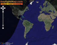 Screenshot of DaylightMap.com