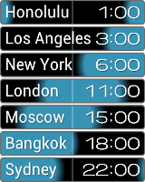 Image of PolyClock on Android phone